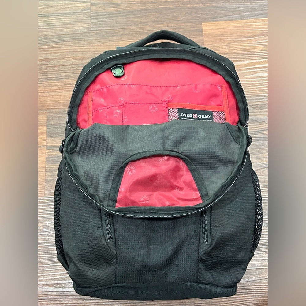 Swiss Gear Backpack Travel‎ Leisure Laptop Bag Padded Airflow Black Gorpcore - Picture 11 of 16